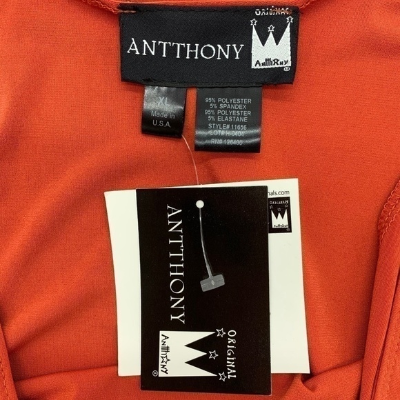 🎉Antthony Rust Butterfly Sleeve Oversized Top - Picture 5 of 7